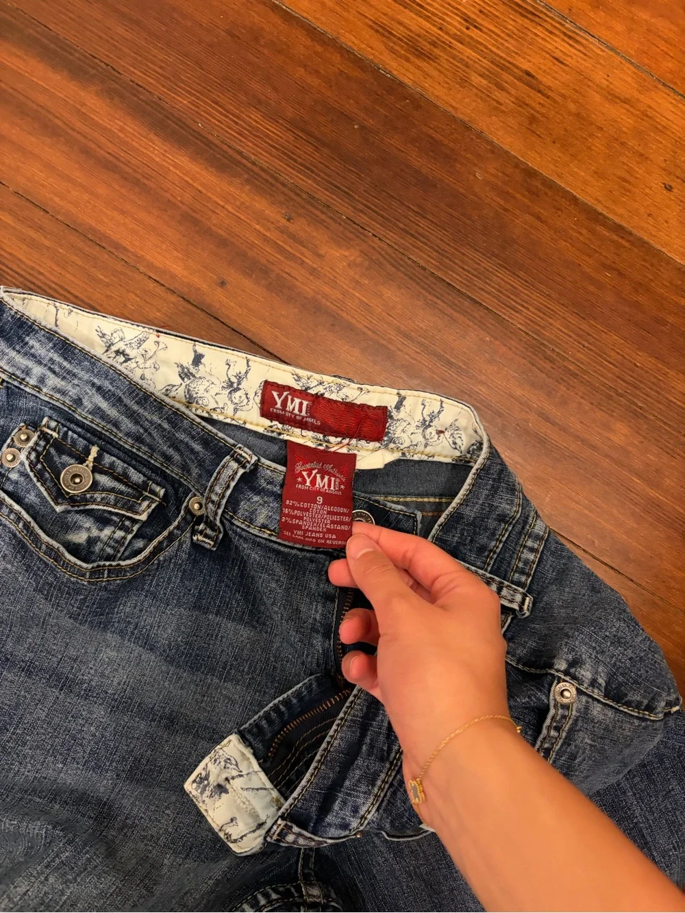 YMI low rise flared jeans